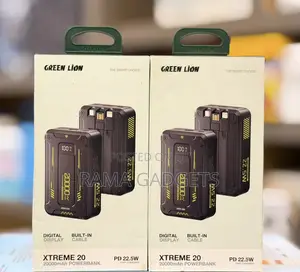 Green Lion Xtreme 20 Power Bank.