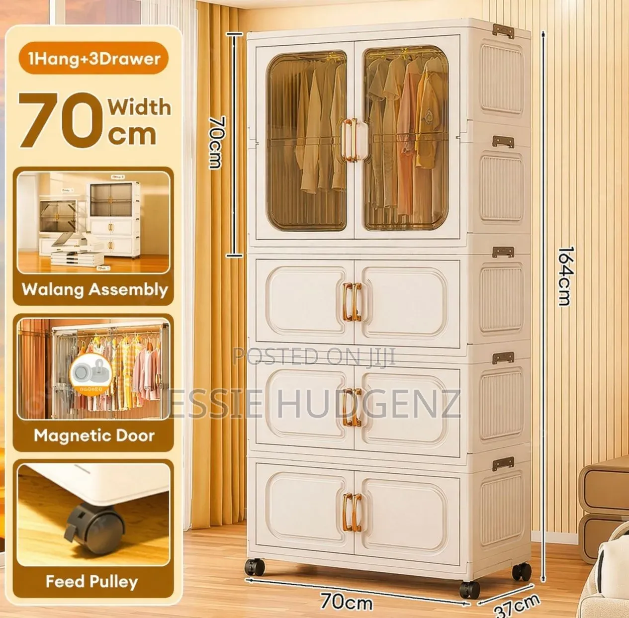 Plastic Closet With Wheels