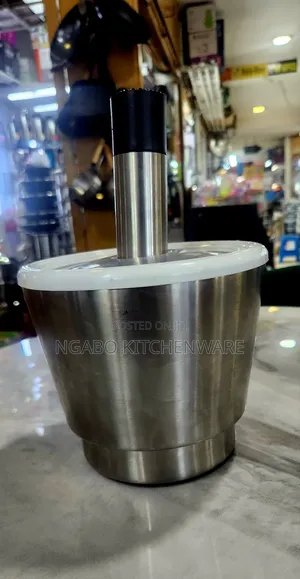 Stainless Steel Mortar and Pestle Set.