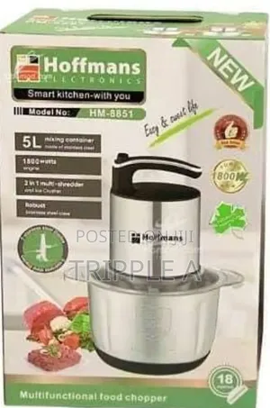 5 Litres Hm- 8851 Hoffmans Food Processor