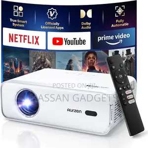 Wireless Smart Portable Projector With Youtube Netflix