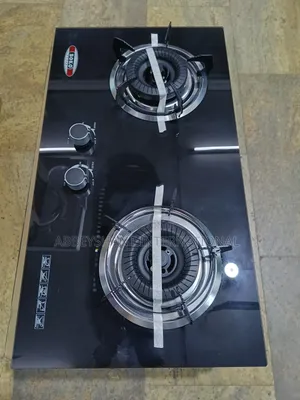 Boko Double Burner Gas Stove/ Tempered Glass Top/ Automatic Ignition