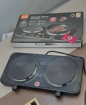 Raf Electric Solid Double Hot Plate Stove