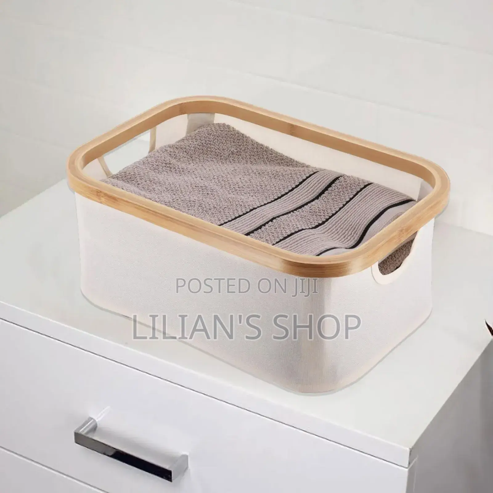 Modern Foldable Rectangular Storage Basket