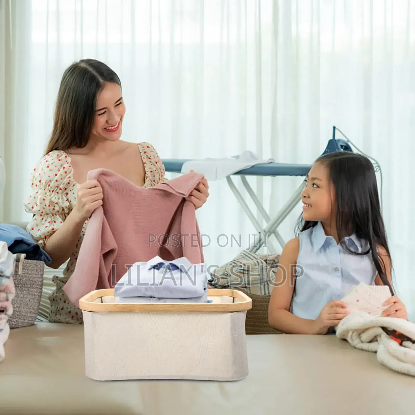 Modern Foldable Rectangular Storage Basket