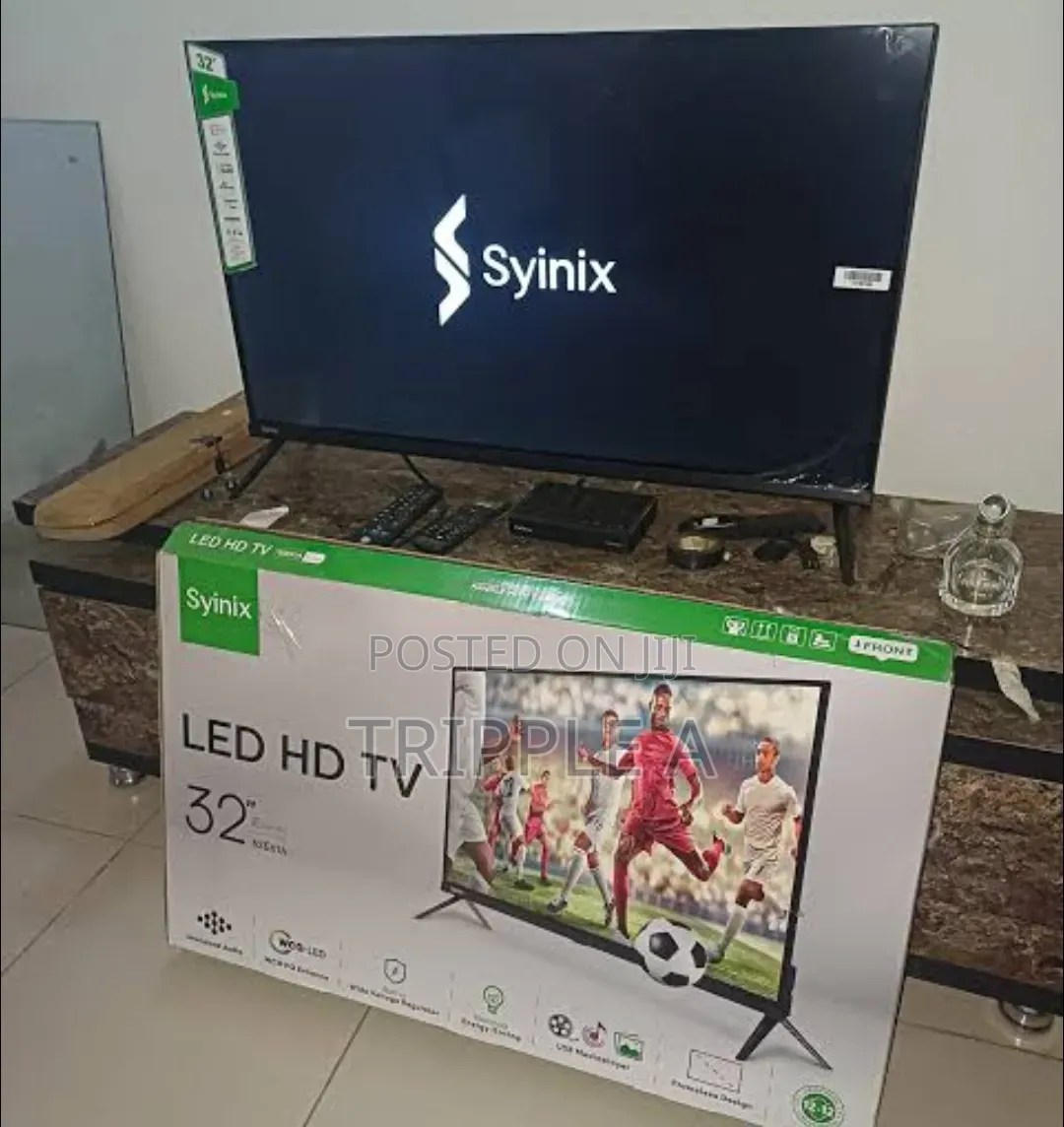 32 Inches Led Synix Smart Android Digital Flat Screen Flameless