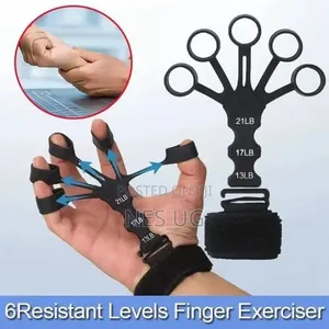 Adjustable Anti-slip Finger Trainer - Black
