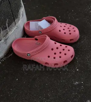 Black Croc Classic Clogs
