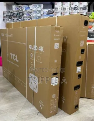 TCL 75 Smart Android Digital Flat Screen Flameless