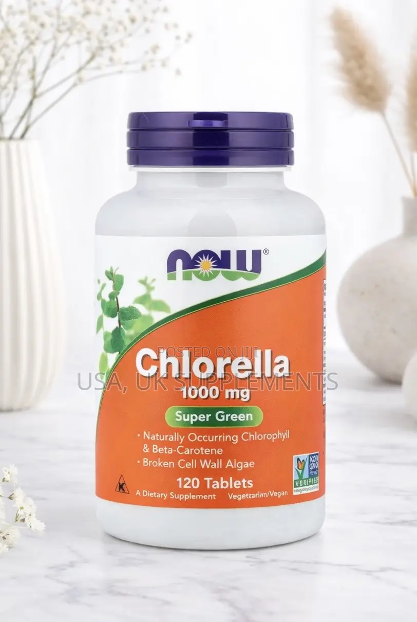 Now Chlorella 1000mg 120 Capsules