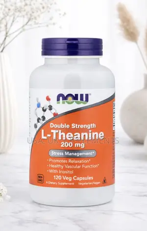 Now L Theanine 200mg 120veg Capsules