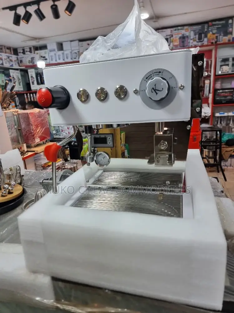 Coffee Maker Machine With A Coffee Grinder