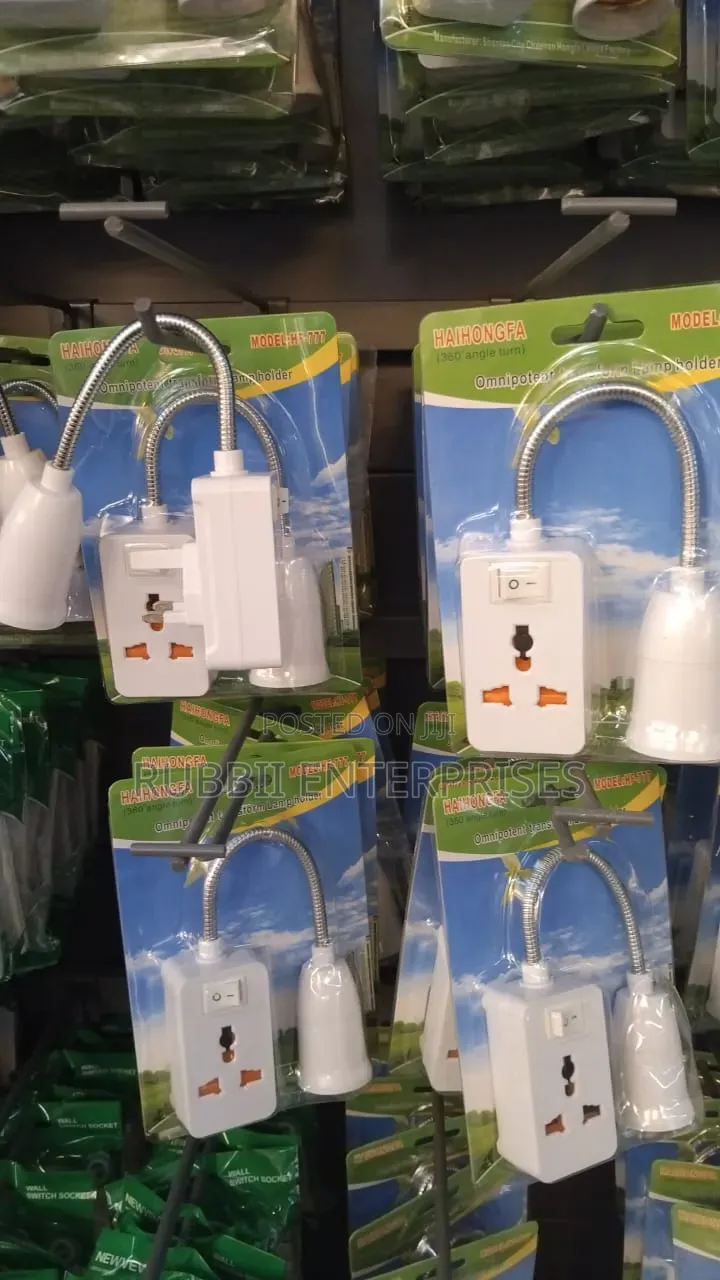 Flexible Lamp Holder ~ Switch and Socket Extension