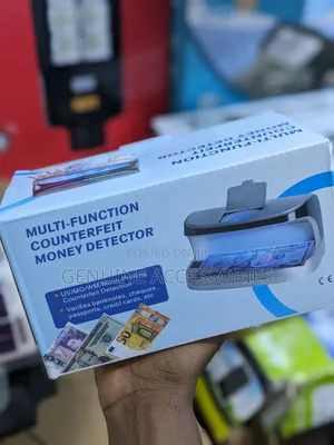 Multi-Function Counterfeit Money Detector With a Magnifier