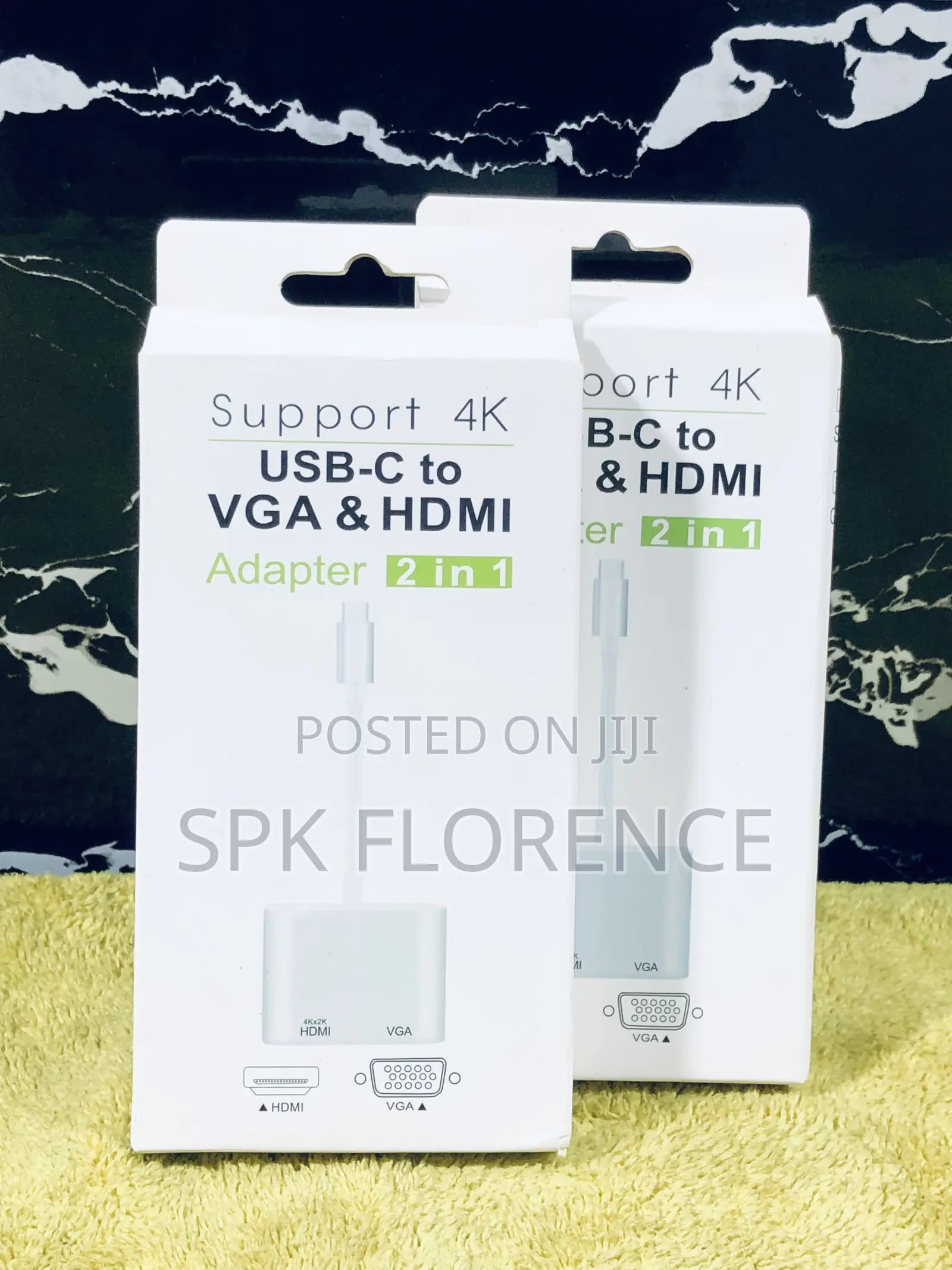 Usb -C to Vga Hdmi Adapter 2 In1