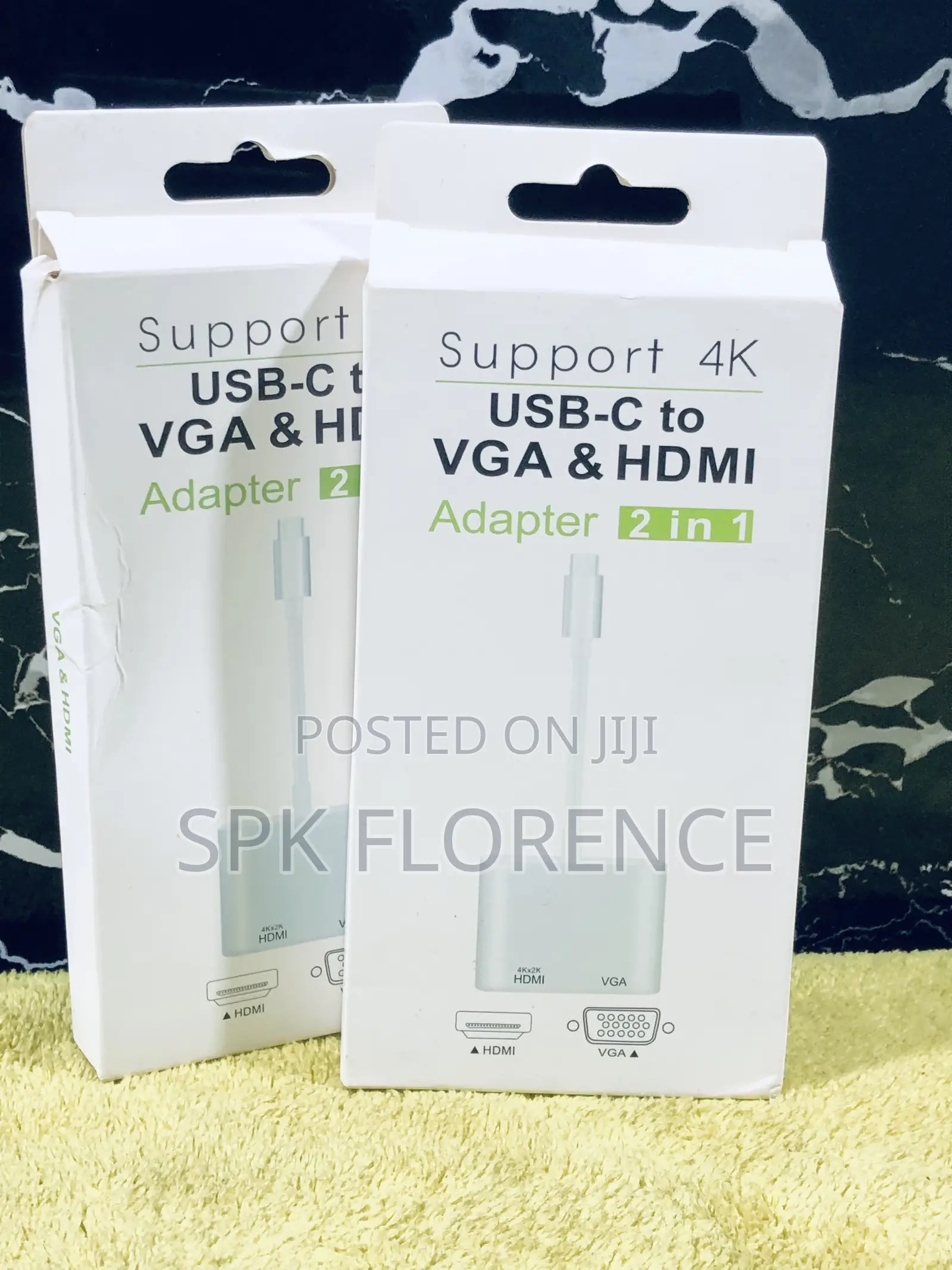 Usb -C to Vga Hdmi Adapter 2 In1