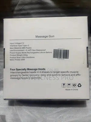 Massage Gun With Four Specialty Massage Heads