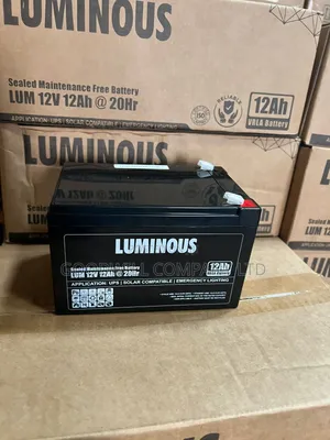 12ah Solar / Backup Luminous Battery