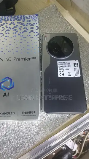 New Tecno Camon 40 Premier 256 GB Black