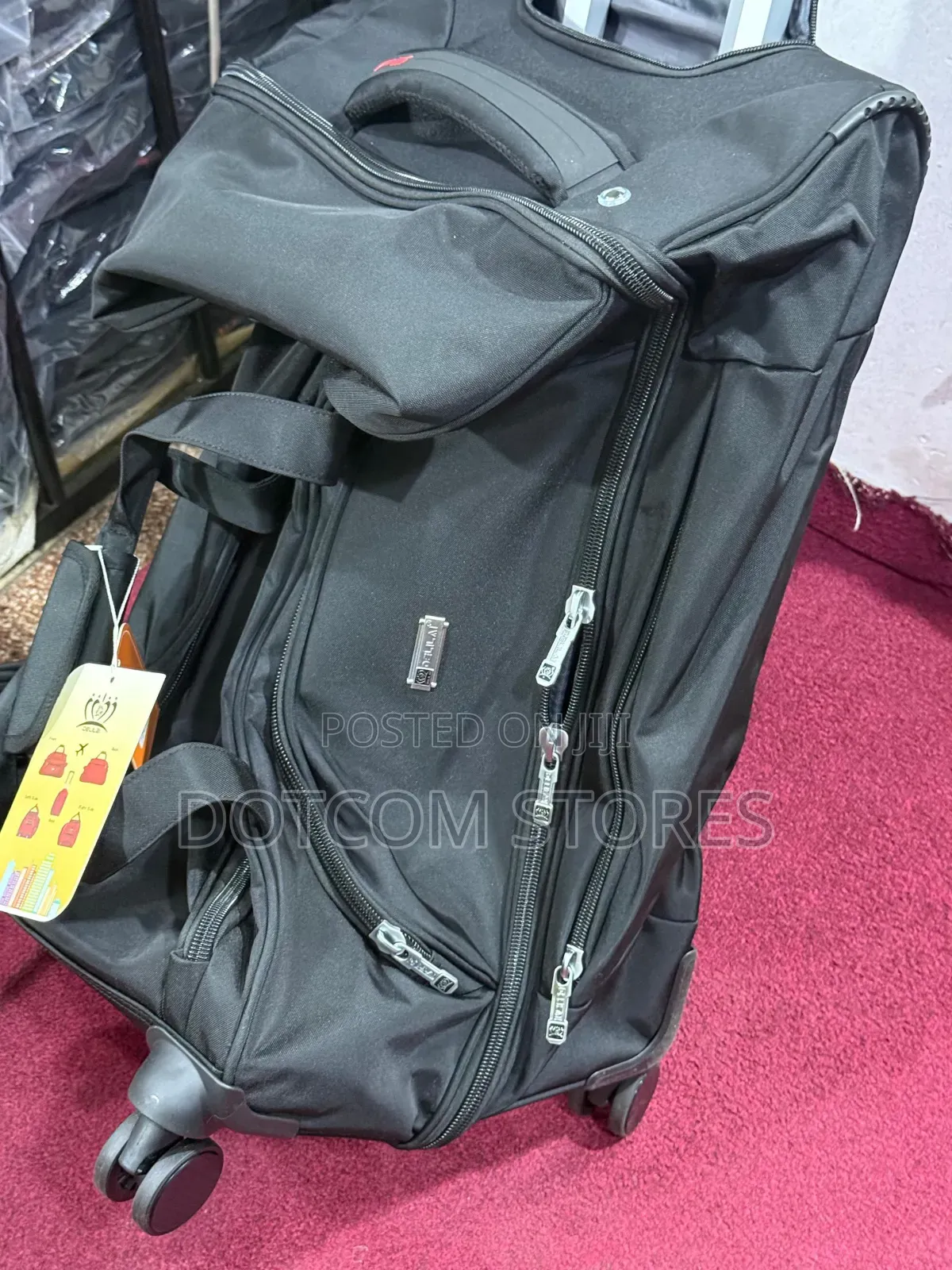 Black Wheeled Duffel Bag