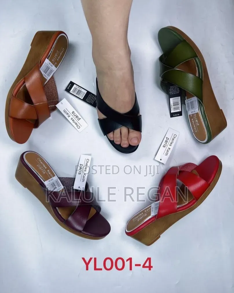 Ladies Open Small Wedge Sandals