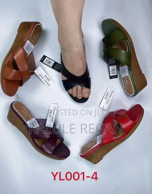 Ladies Open Small Wedge Sandals