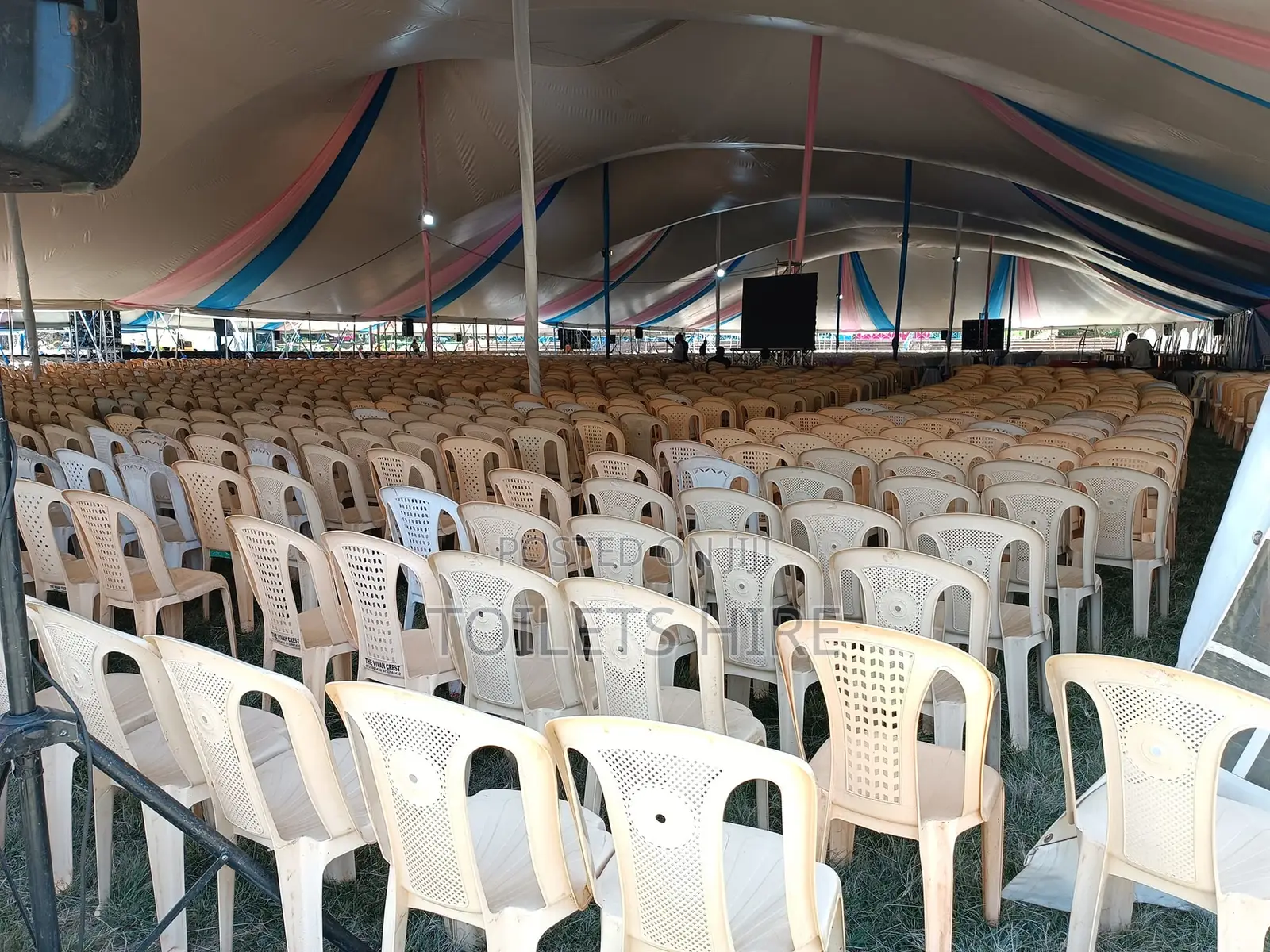 Toilets for Crowded Church Events