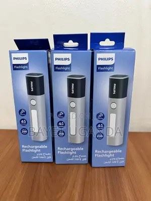 Philips Portable Torch With Camping Light, Flashlight Rechargeable