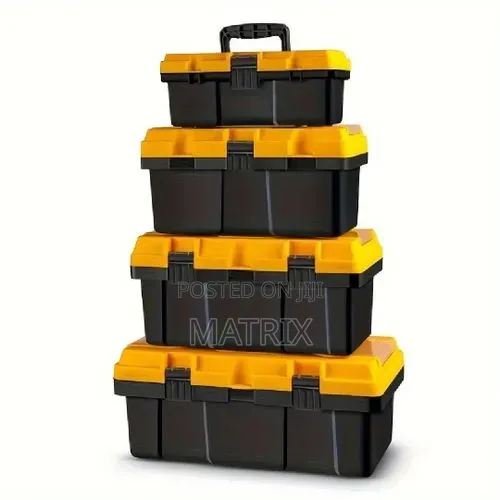 4 Pc Hardware Tool Box Storage Box for Car Repair Tools