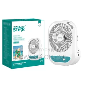 Winning Star Mini Rechargeable Portable Table Ventiladores Fan St-4052