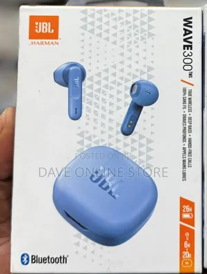 JBL Wave 300tws True Wireless Earbuds, Deep Bass Sound, 26h Battery