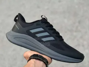 Black Adidas Running Shoes, 'Motion Go