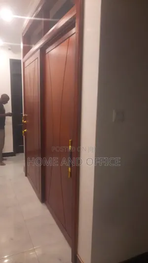 Sliding Door 240 × 270 Mahogany