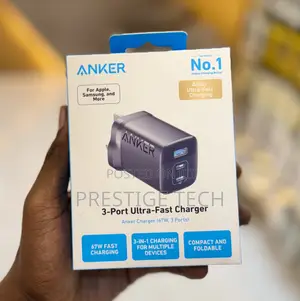 Anker 67w Adapter 3 Ports Wall Charger / Anker 336 Charger