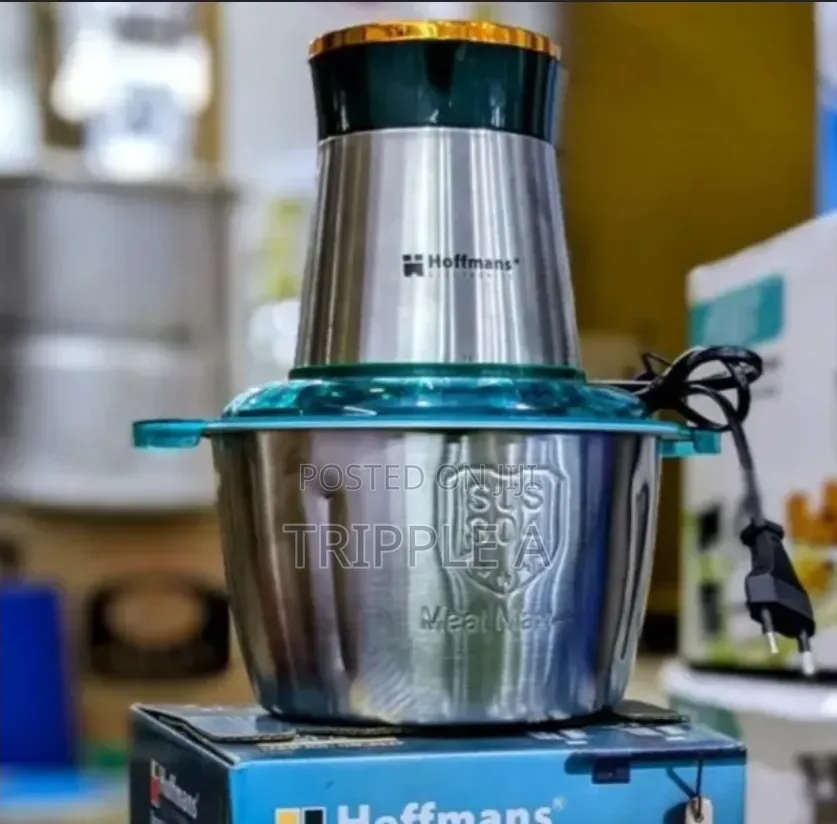 Stainless Steel Hoffmans Brand Food Chopper Meat Grinder