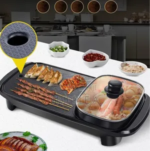2 in 1 Multifunction Electric BBQ Grill With Hotpot