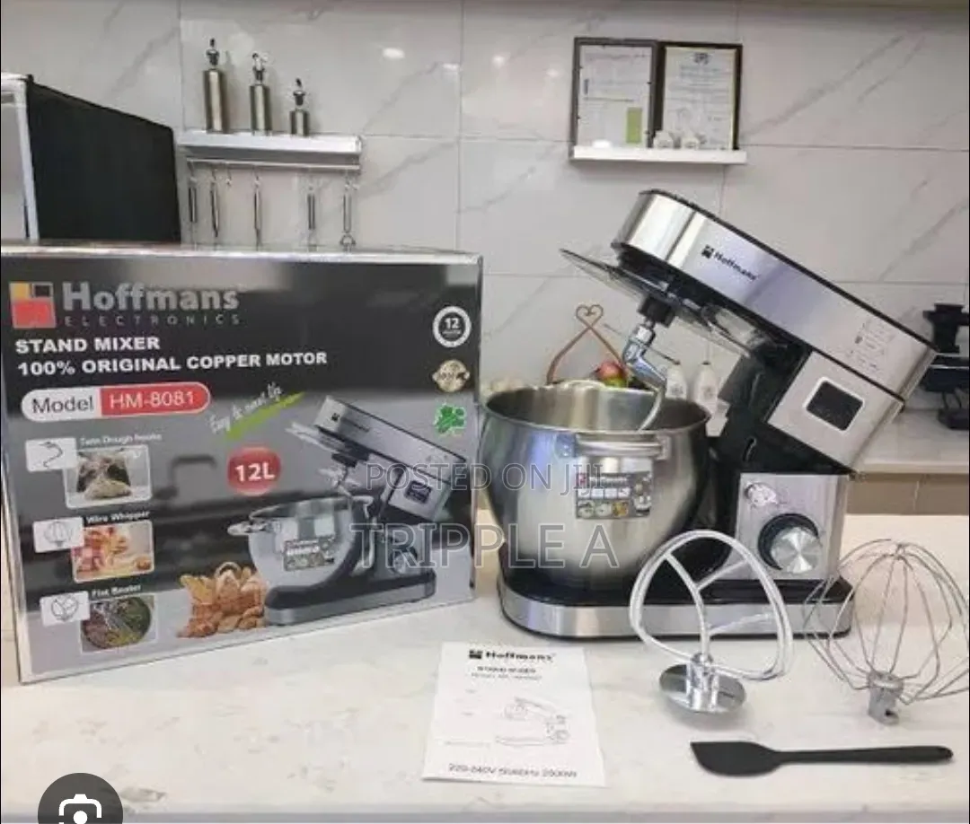 12l Hoffmans Industrial Stand Mixer 2000watts