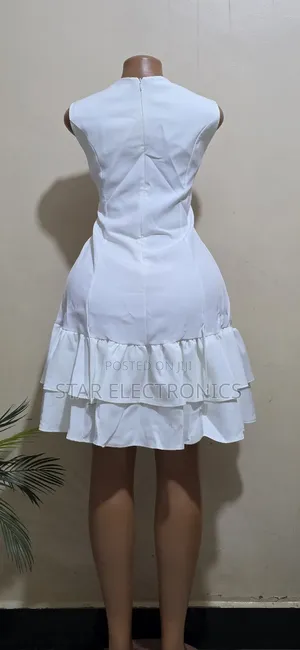 White Short Turkey Dress