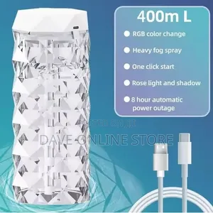 400ml Humidifier Multi-Color Atmosphere Light Multi-Function