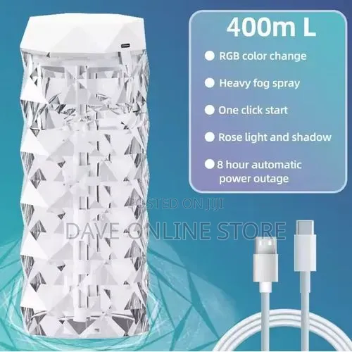 400ml Humidifier Multi-Color Atmosphere Light Multi-Function