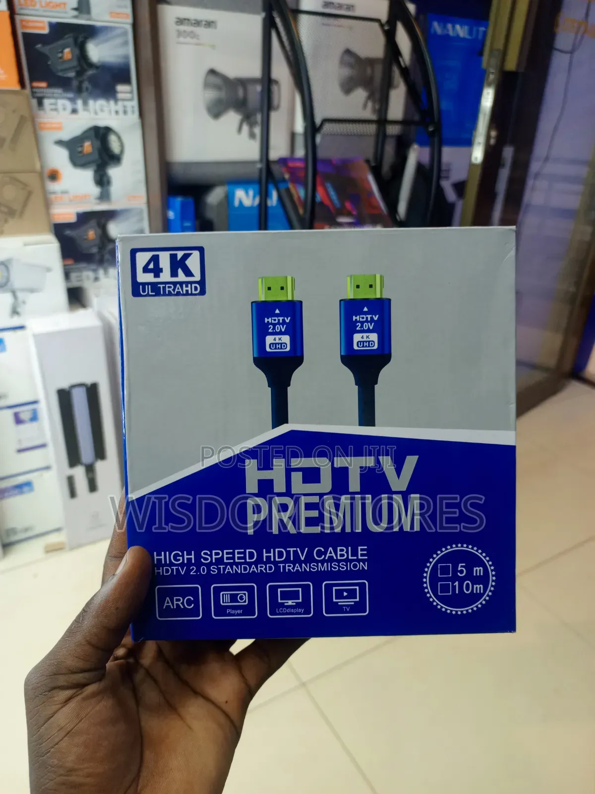 Premium High-Speed Hdmi 2.0 Cable.