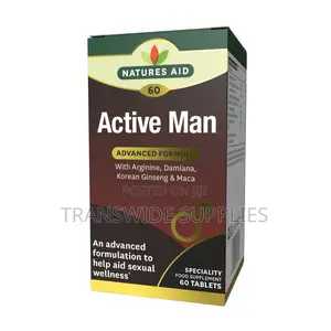 Natures Aid Active Man Uk 60tabs - For Erectile Dysfunction