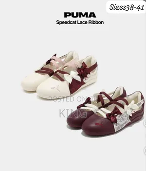 Puma Speed Cat Lace Ribbon Women Sneakers