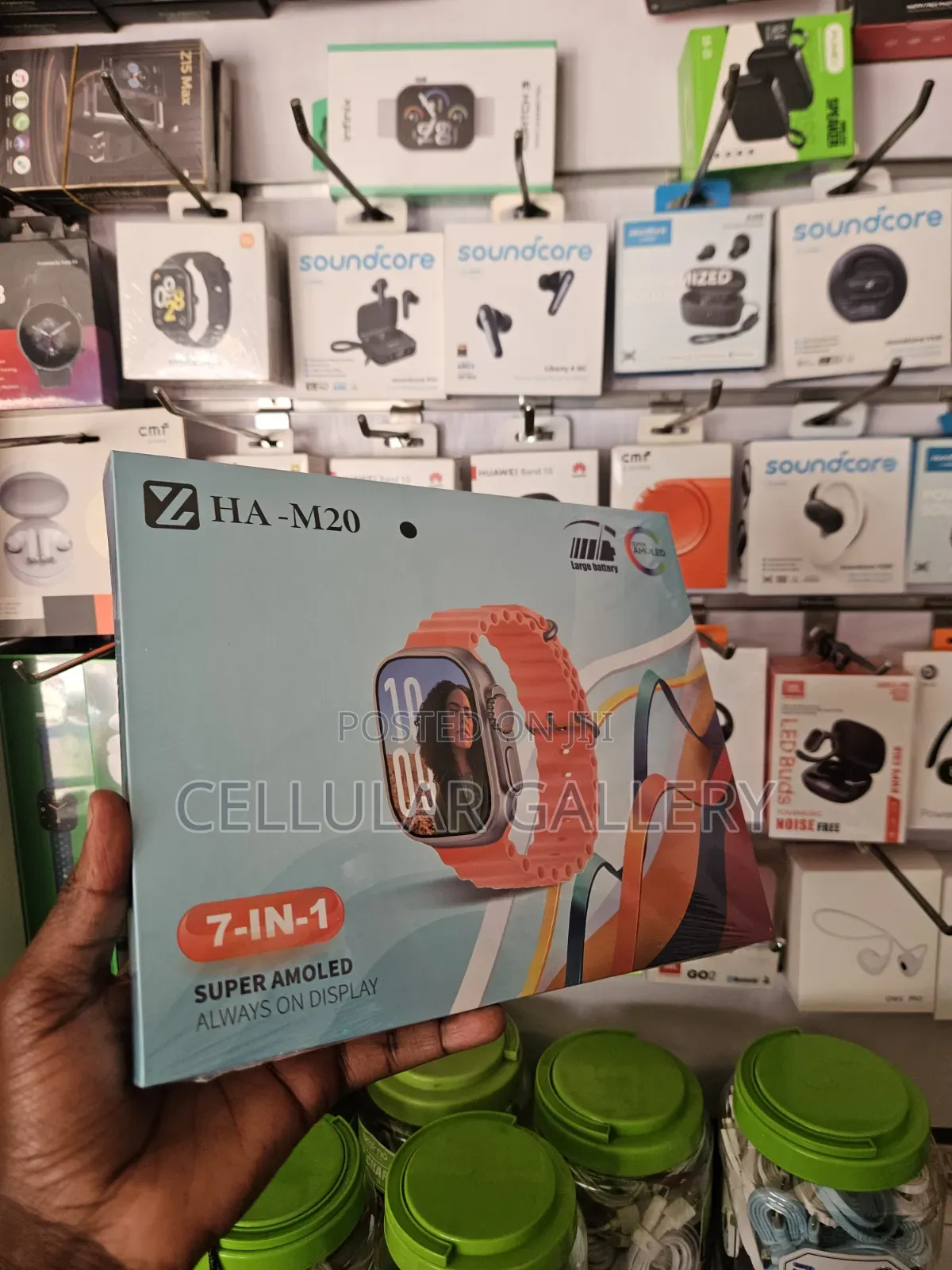 Ha-M20 Smart Watch With 7 Straps