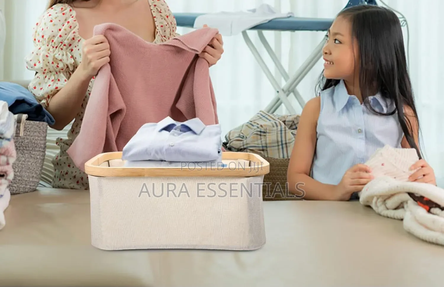 Modern Foldable Rectangular Storage Basket