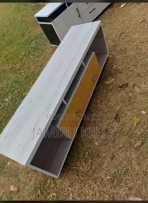 Functional Tv Stand Unit – Open Shelves Drawer Storage Design