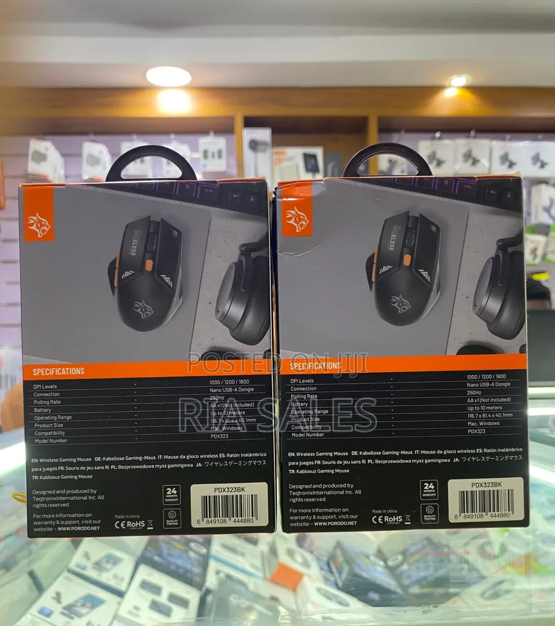 Porodo Gaming Pdx323 Wireless Mouse
