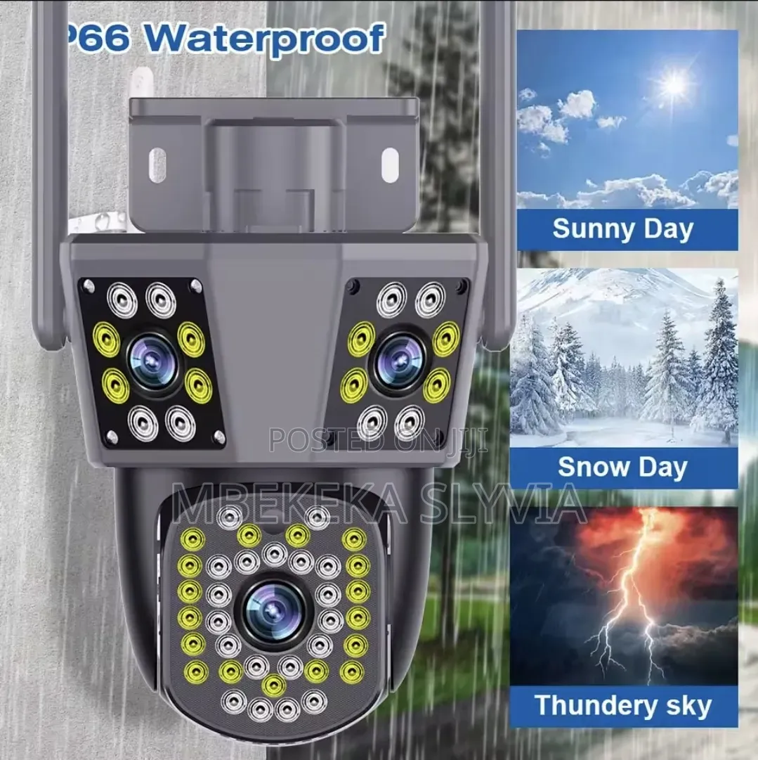 Wifi Camera 3lens V380pro Smart Net Waterproof