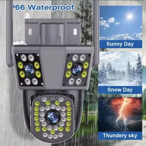 Wifi Camera 3lens V380pro Smart Net Waterproof