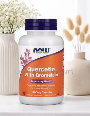 Now Quercetin With Bromelain 120 Veg Capsules
